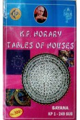 Kp Horary Tables Of Houses Sayana 1 To 249 Based On Krishnamurti